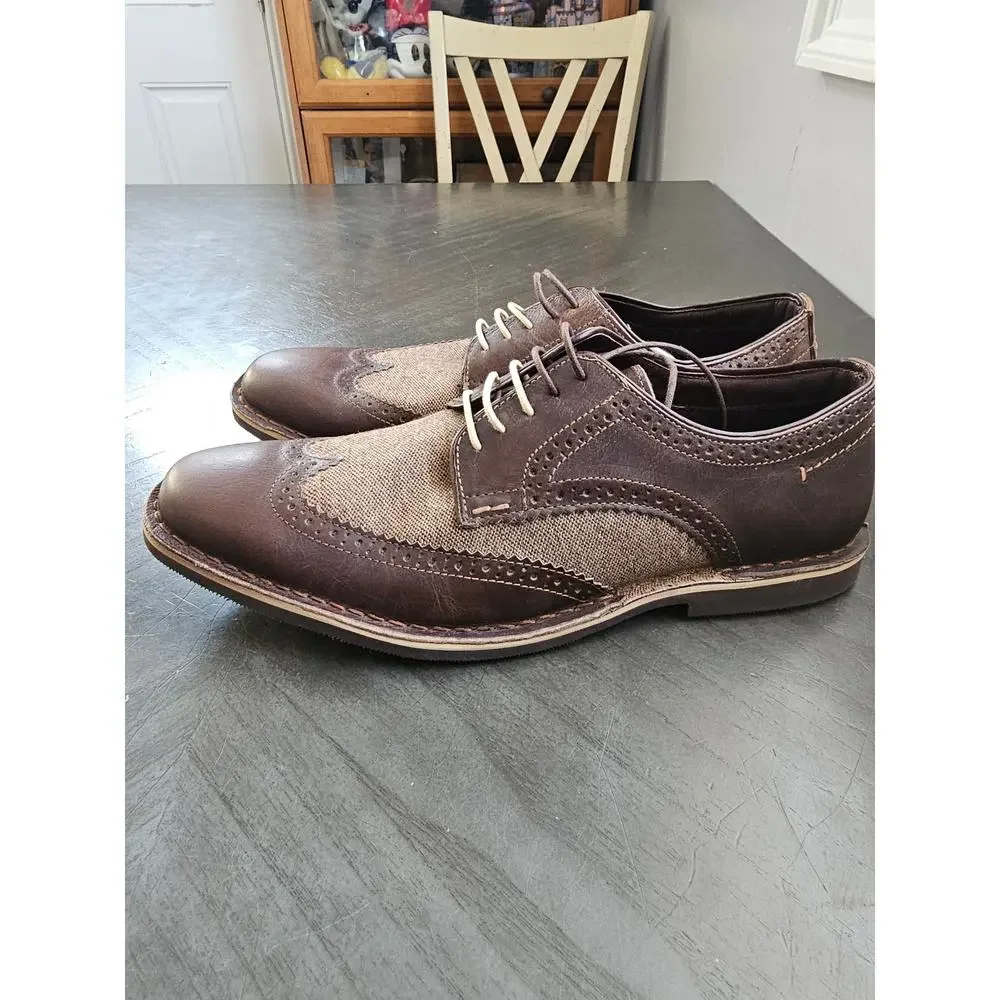 NWOB Steve Madden Oxford Brown Dress Shoes US Men Size‎ 13